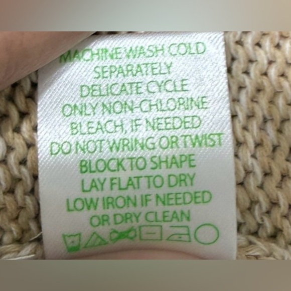 LILLY PULITZER BAYPORT SWEETER SAND BAR MARL 100% COTTON SIZE XL | PULLOVER KNIT - Picture 10 of 10